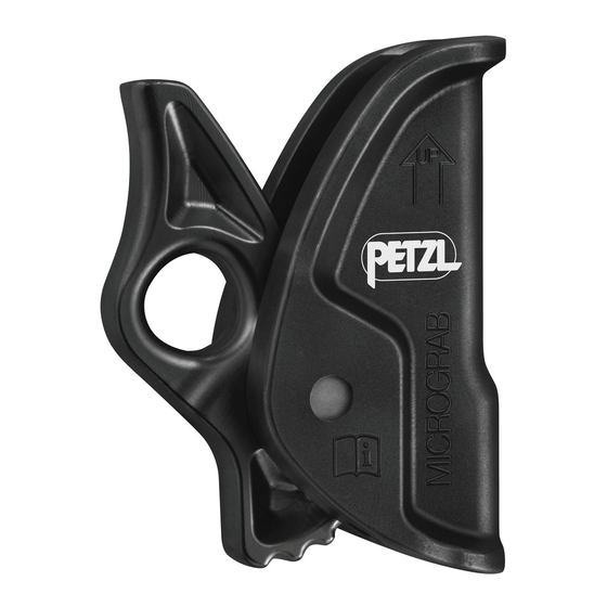Petzl MICROGRAB Technical Notice