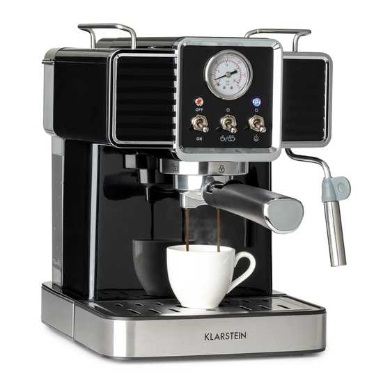 Klarstein GUSTO CLASSICO Manual