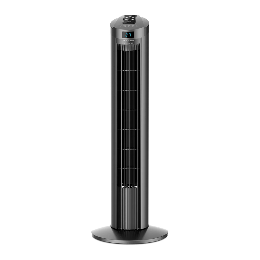 Taurus ALPATEC BABEL RC, ALPATEC BABEL RCH - Tower Fan Manual