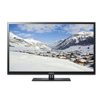 Samsung PN43D430A3D E-Manual