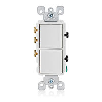Leviton Single Pole and 3-Way Switch Installation Instructions