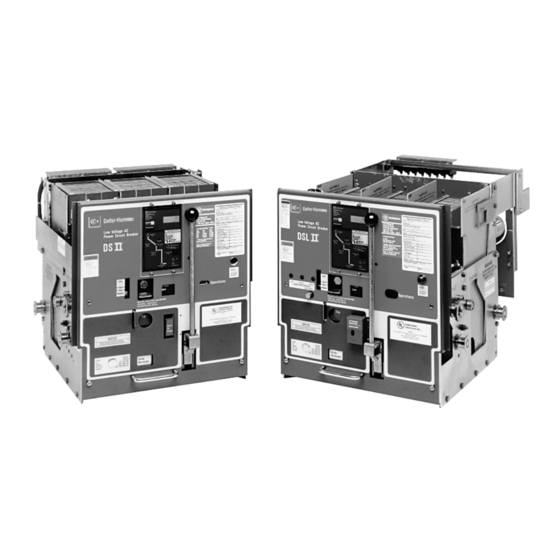 Cutler-Hammer Digitrip OPTIM 550 Instruction For Operation And Maintenance