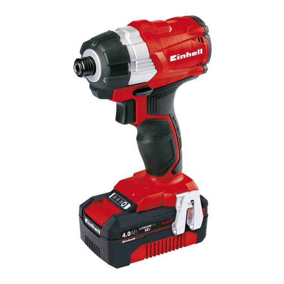 EINHELL TE-CI 18 Li BL Manuals