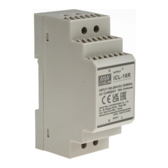 MW ICL-16R Series Installation Manual