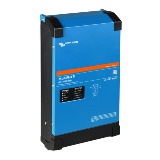 Victron energy MultiPlus-II 48/3000/35 Manual