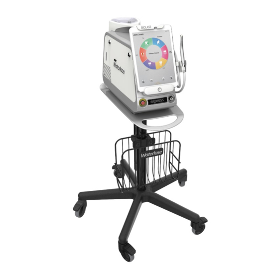 Biolase Waterlase Express Economy Cart Instructions For Use Manual