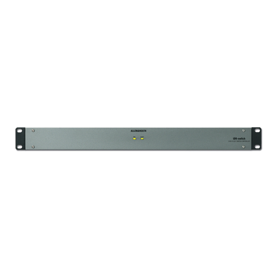 ALLEN & HEATH iDR-switch Service Information