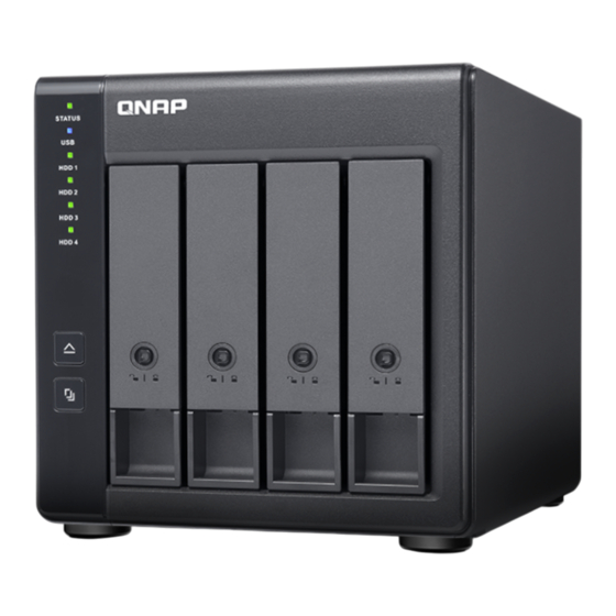 User Manuals: QNAP TR-004-US Type-C Attached Storage