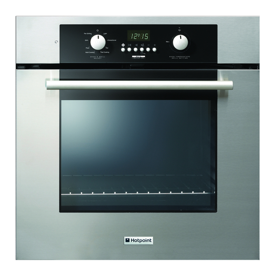 Hotpoint BS63E Instructions For Installation And Use Manual
