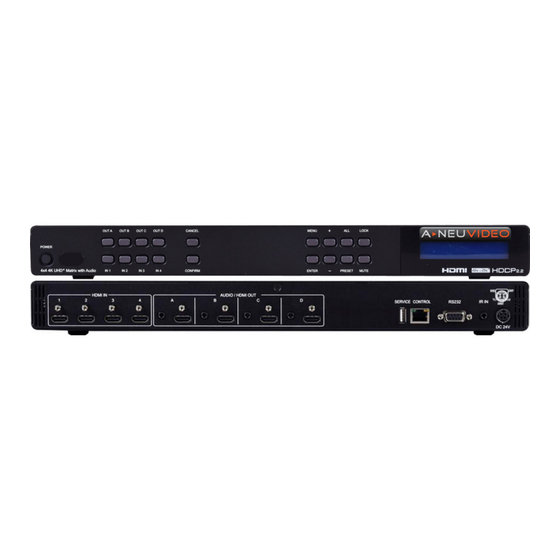 A-Neuvideo ANI-44HPSC Instruction Manual