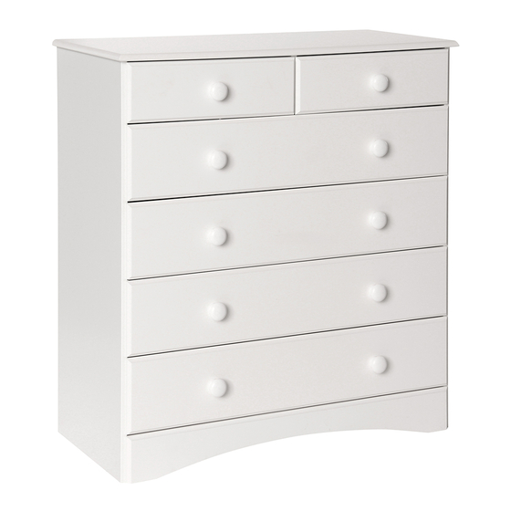 Furniture To Go Scandi 4+2 Drawer Chest 1020201 Assembly Instructions Manual