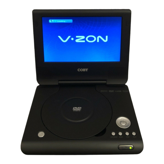 Coby TF-DVD7008 Specifications