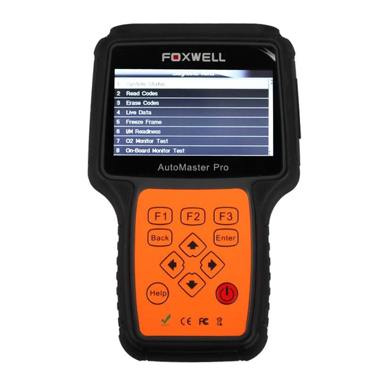 Foxwell Auto Master Pro Manual