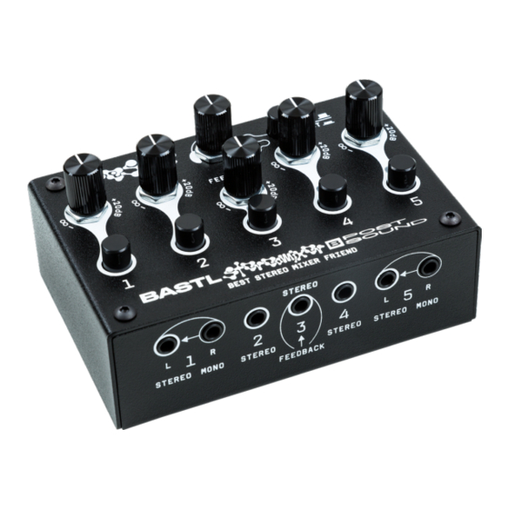 Bastl BESTIE Instrument Manual