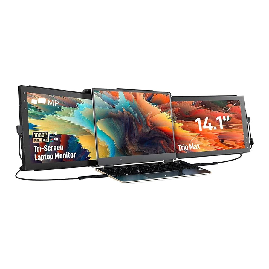 Mobile Pixels TRIO & TRIO MAX - Portable Laptop Monitor Manual