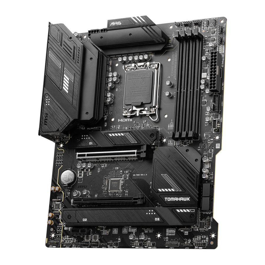 MSI MAG B760 TOMAHAWK WIFI - Motherboard Manual | ManualsLib