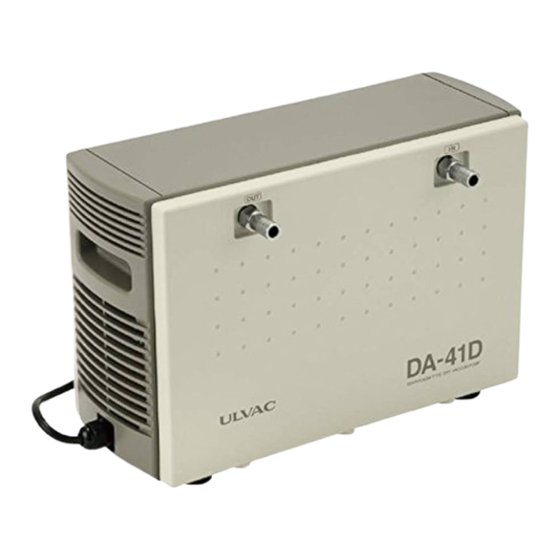 Ulvac DA-41D Instruction Manual