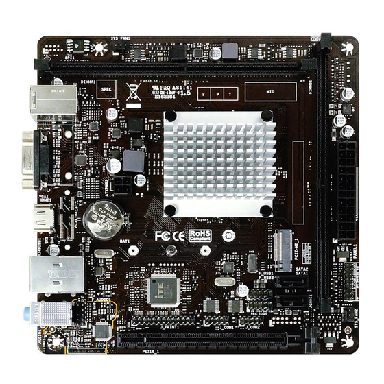 Biostar J4125NHU Hardware Installation