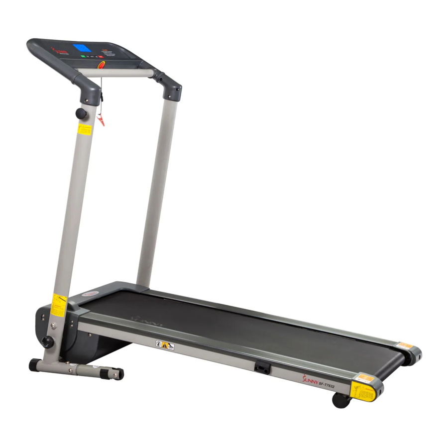 Sunny Health & Fitness SF-T7632 Manual
