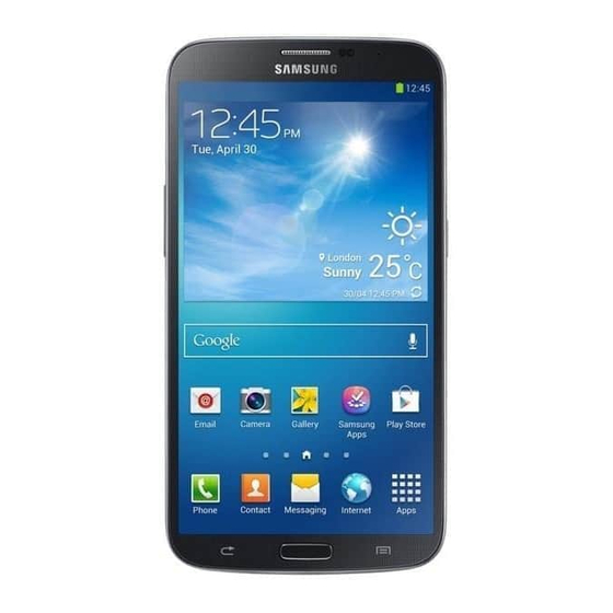 Samsung Galaxy MEGA User Manual