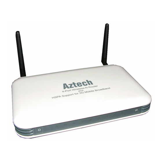 Aztech HW550-3G Easy Start Manual