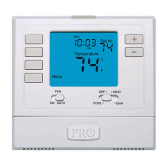 Pro1 IAQ TT-N-721 Operating Manual