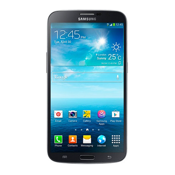 Samsung Galaxy Mega Manual