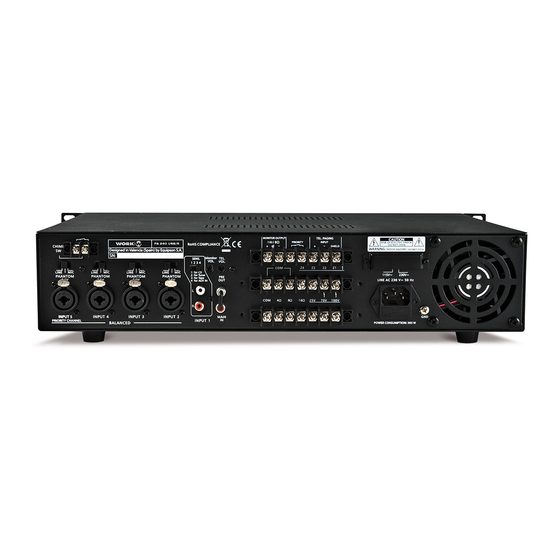 Work Pro PA 240 USB/R User Manual