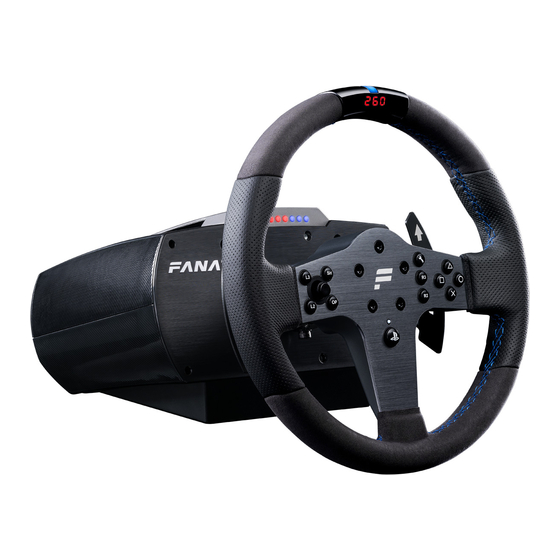 FANATEC CSL Elite Racing Wheel Quick Manual
