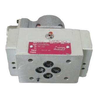 Moog 630 Series Mounting And Installation Notes