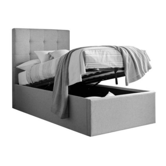 Happybeds Candy 3FT Fabric Ottoman Bed Assembly Instructions Manual
