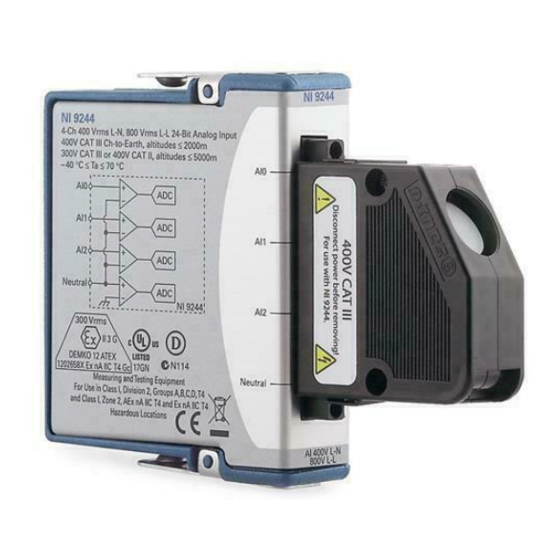 National Instruments NI 9244 User Manual And Specifications