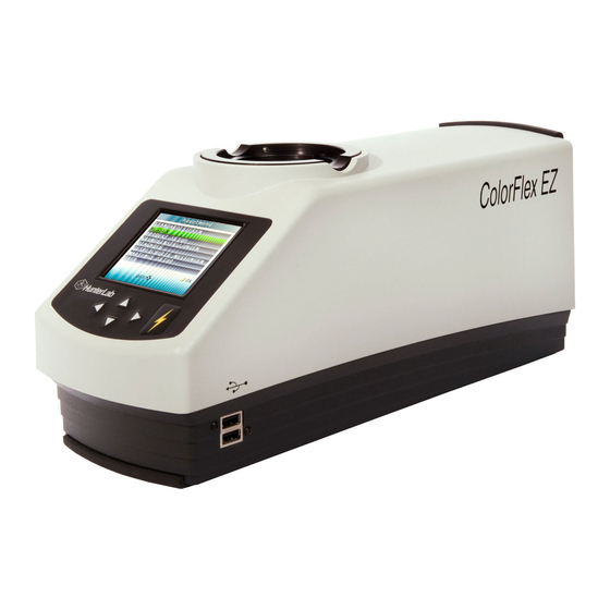 HunterLab ColorFlex EZ User Manual