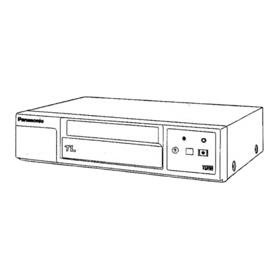 Panasonic AGTL700E Manuals