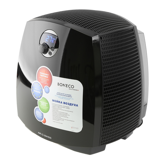 Air-O-Swiss 2055D Quick Setup Manual