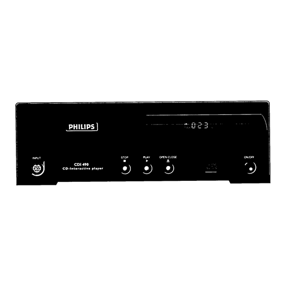Philips CDI 490 User Manual