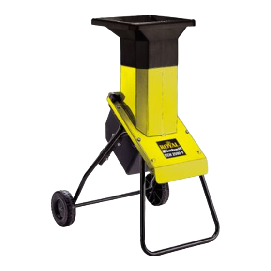 EINHELL ECH 2000-F Operating Instructions Manual