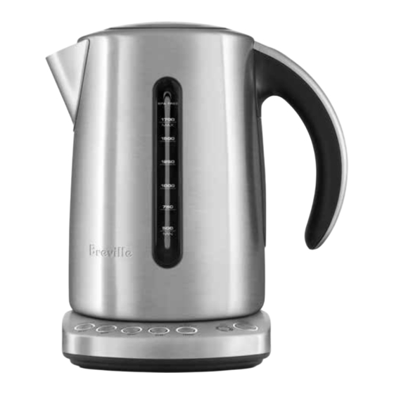 Breville the Smart Kettle BKE825 Instruction Book