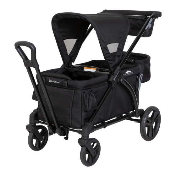 BABYTREND Expedition 2-in-1 Stroller Wagon PLUS WG01 A Series Instruction Manual