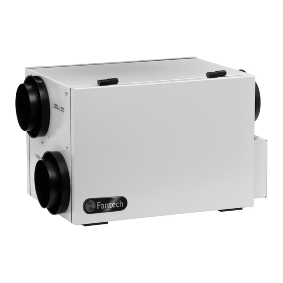 Fantech SHR 1504 Operation Manual