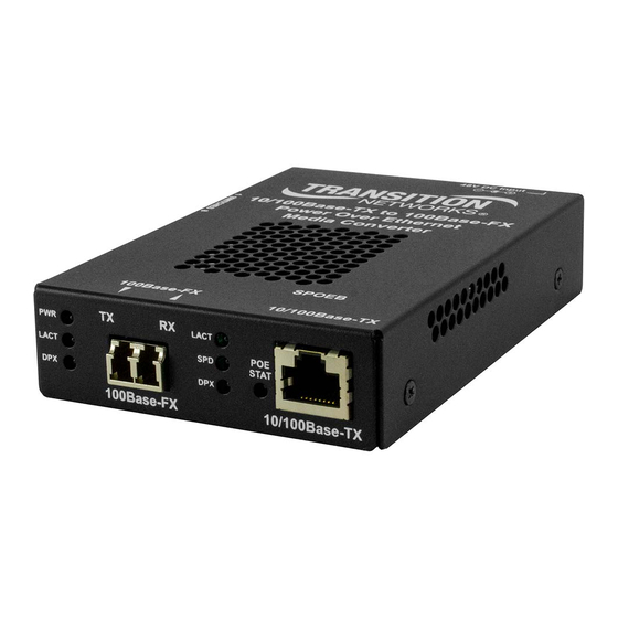 Transition Networks SPOEB1039-105 User Manual