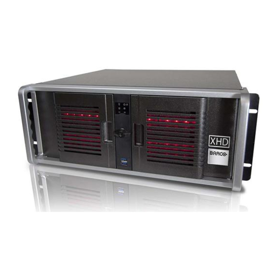 Barco XHD Series Quick Start Manual