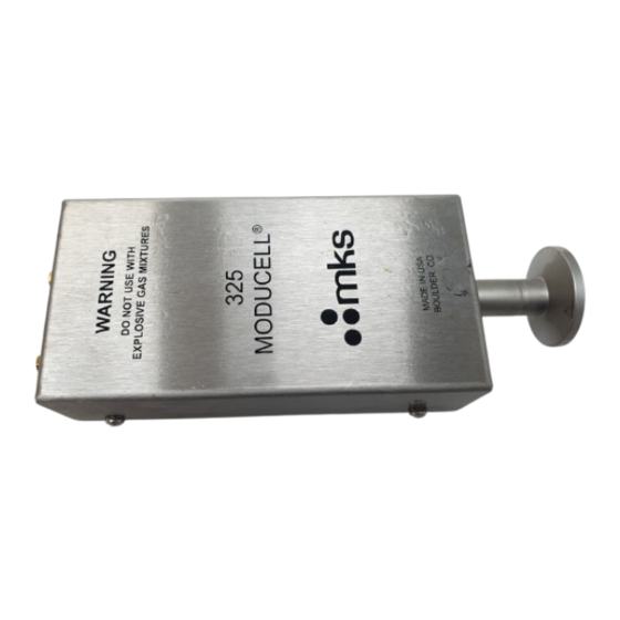 MKS MODUCELL 325 Series Instruction Manual