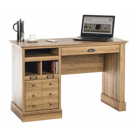 Teknik Scribed Oak Desk 5414836 Instruction Booklet