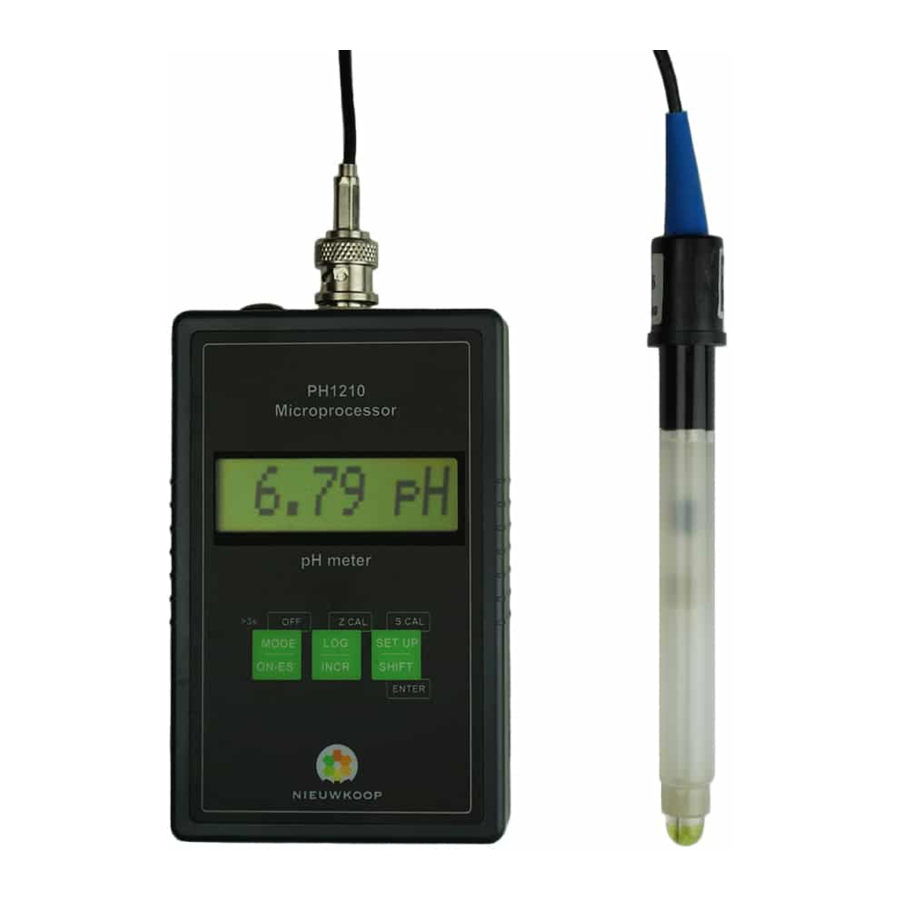 NIEUWKOOP PH1210 User Manual