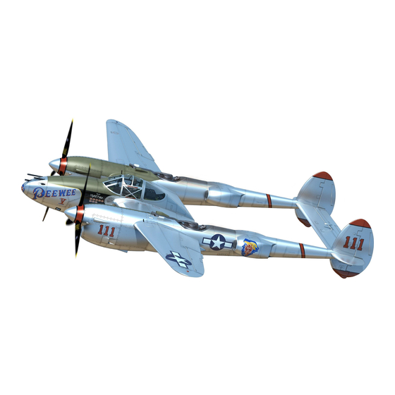 Eduard P-38L Lightning exterior set Quick Start Manual