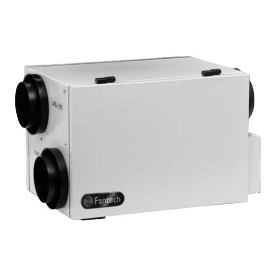 Fantech SHR 1504 Operation Manual
