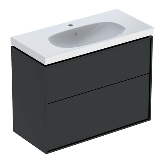 Geberit Ifo Sense Art Compact Installation Manual
