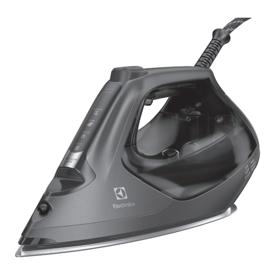User Manuals: Electrolux E8SI1-82BM Steam Iron