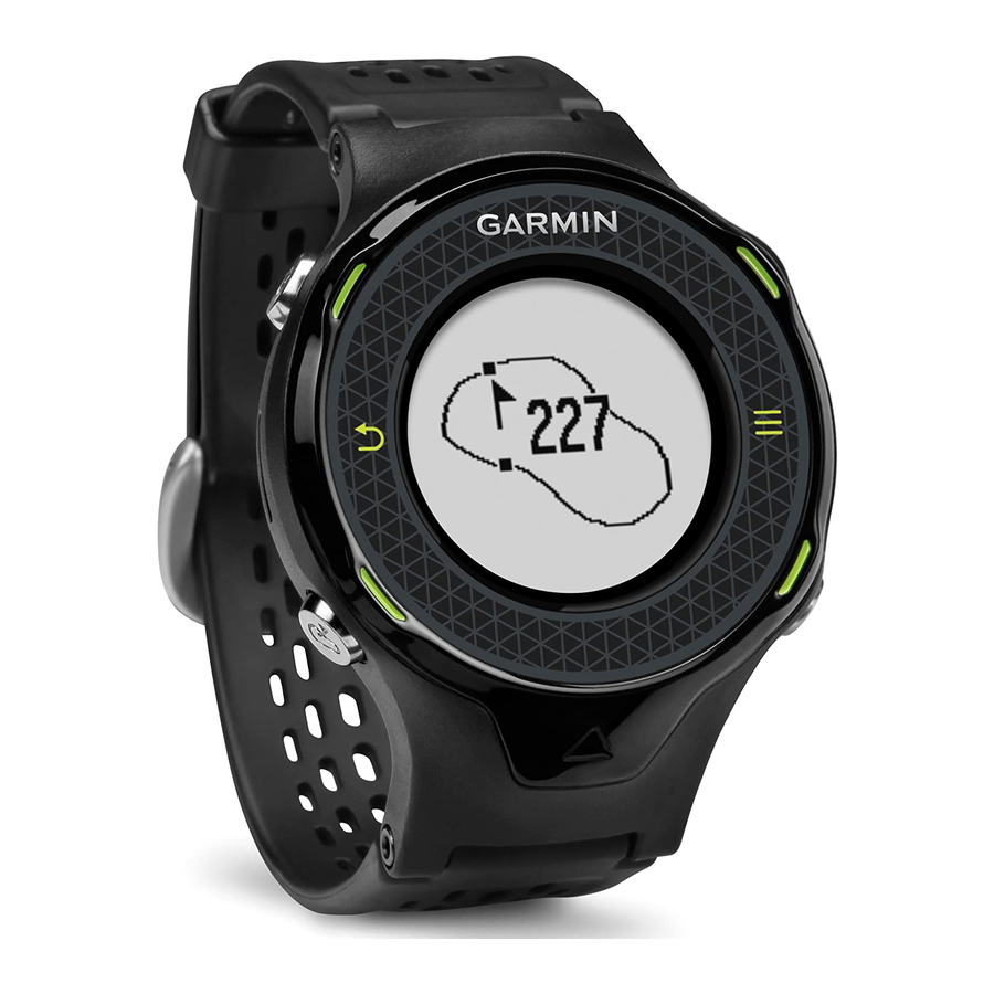 Garmin Approach S4 Getting Started Manual